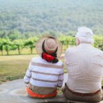 older couple enjoying summer